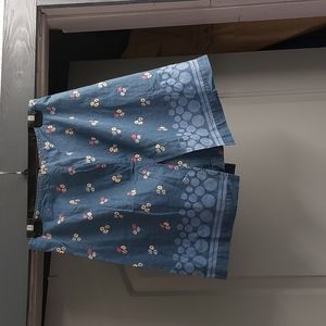 Liz Claiborne Skort Sz 10 Side Slits